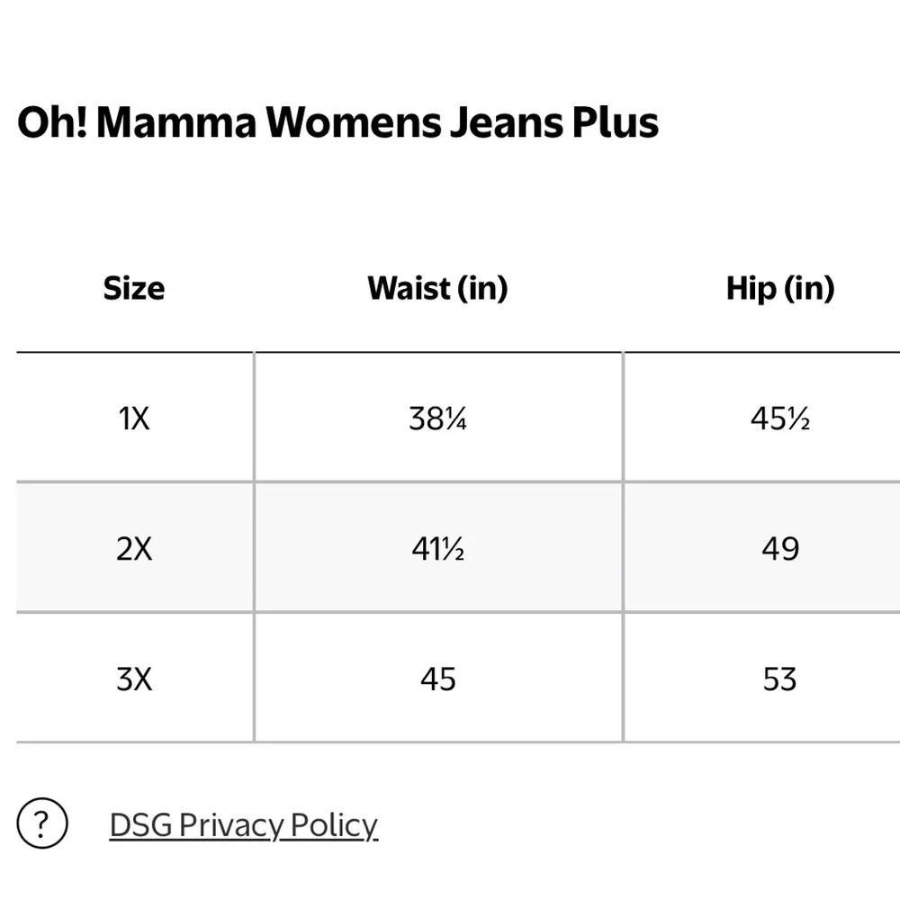NWT Oh! Mamma Full Panel Maternity Jeans, 1X